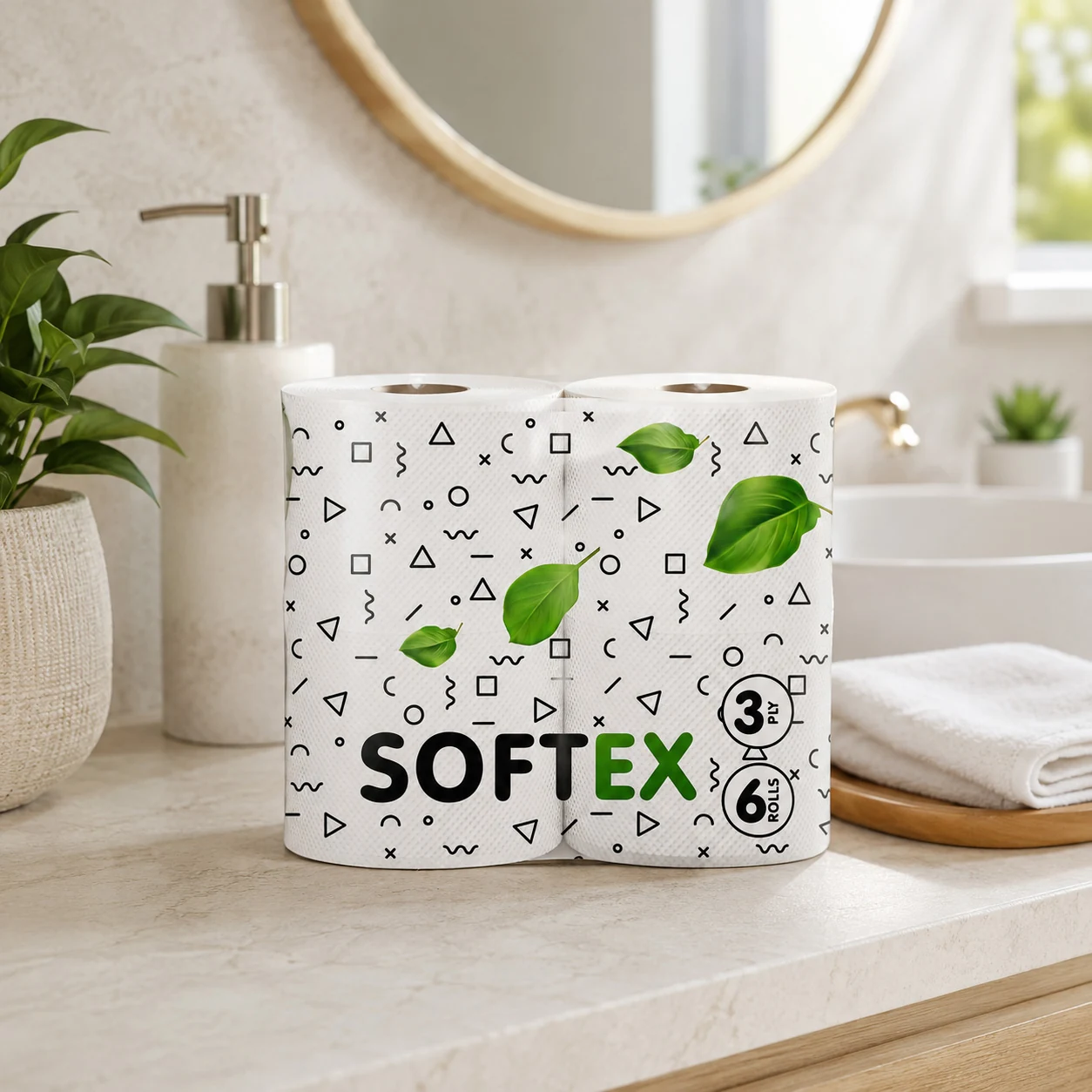 Paper towel packaging design