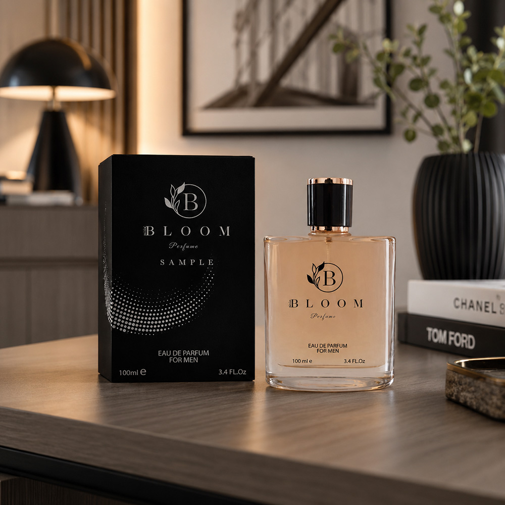 Premium perfume box and bottle design